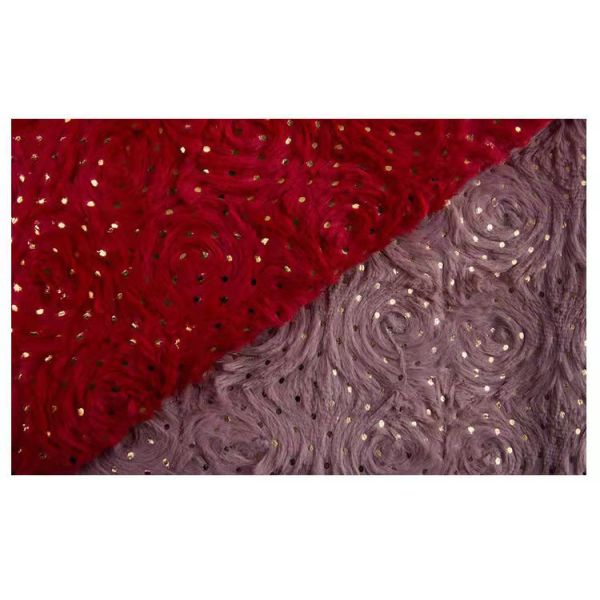 Recycled Cheap Price Custom All Colors 100% Polyester Bronzing Fabric Upholstery Fabrics Sofa Velvet for Home Textile and Garment