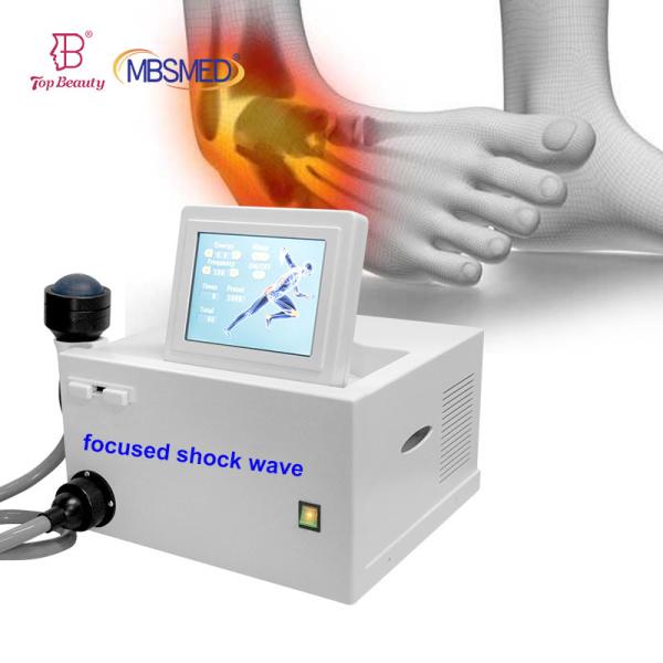 Portable ED Pain Relief Focused Shockwave Therapy Physiotherapy Focused 10bar