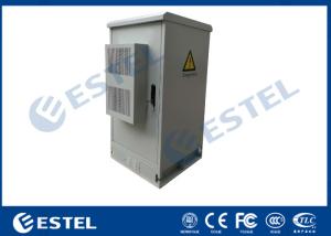 Wholesale Two Doors Galvanized Steel 2 Fans Outdoor Telecom Cabinet from china suppliers