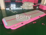 Fitness Aqua Yoga Pink Mat Air Track Inflatable Air Tumble 3X1x0.1m Size