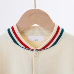 2023 new boys fall winter double viscose cotton sweater cartoon baby children