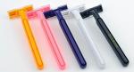 Custom Design Economical Sweden Stainless Steel Twin Blade Rubber Handle Women