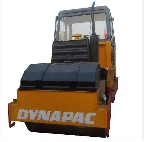 Used Dynapac Road Roller cc211 Double Drum road Roller,Yellow versatile roller Road engineering vehicle