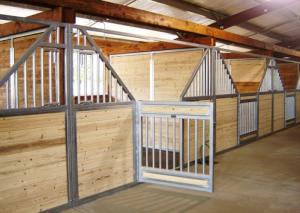 Wholesale 50mm Customized Horse Stable Equipment With Galvanized Steel Tube Stable from china suppliers
