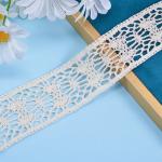 White Cotton Lace Trim Embroidered Ribbon Crochet Lace Fabric Diy