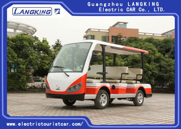 Multiple Purpose 8 Seater Electric Shuttle Bus Light Weight Superior Cruising