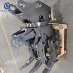 5.5-38 Ton Doosan Daewoo Digger Attachment 3+2 Hydraulic Rotary Wood Grapple For