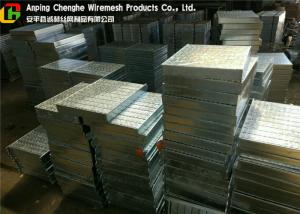 Wholesale Sidewalk Steel Flat Bar Grating , Drainage Hot Dip Galvanized Grating from china suppliers
