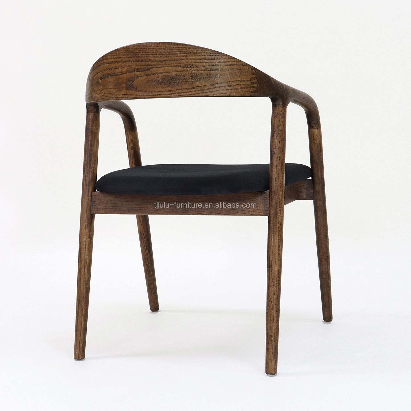 Customized Solid Wood Dining Chairs for Restaurant Modern Wooden Furniture