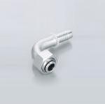 Hydraulic Hose Fitting 45 Elbow Metric Female 24 Cone Seat Heavy Series DIN