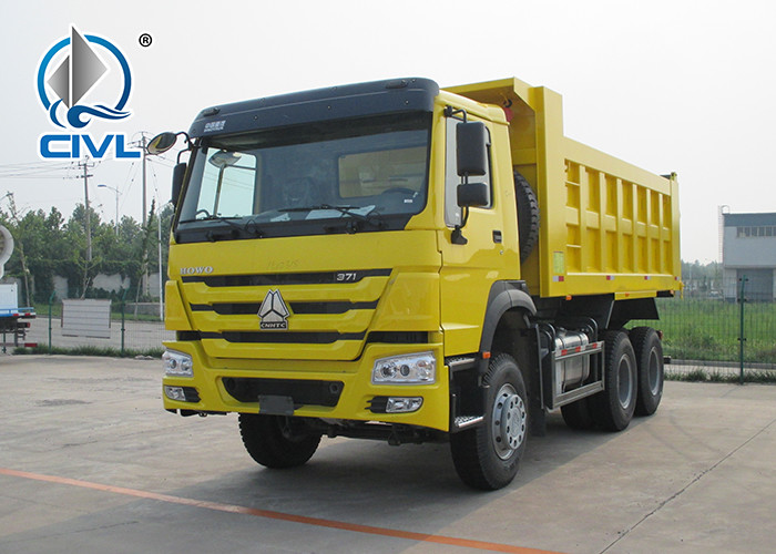 Ventral Lifting 10 Tires Heavy Duty Dump Truck / Howo 6x4 Tipper