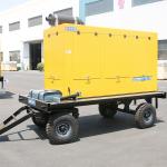 100KW Mobile Diesel Generator 3 Phase Air Cooled Electric