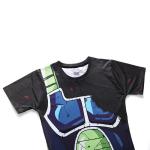 93.2% Polyester Custom Anime T Shirts Saiyan Bardock Cosplay For Adult