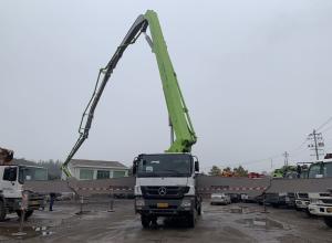 Wholesale Used Concrete Trailer Pump Zoomlion Benz 56m 150 M3/H from china suppliers