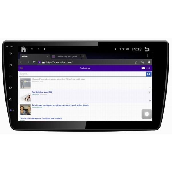 Ouchuangbo car radio dvd for android 4.4 SGMW Baojun 330 support Quad-Core bluetooth gps navigation system