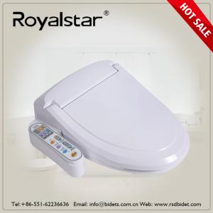 Wholesale Electric Hygienic Heated Toilet Seat Bidet , Automatic Toilet Seat ABS Plastic Cover from china suppliers