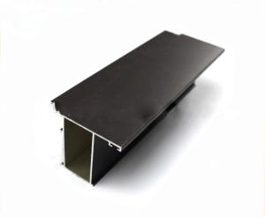 Wholesale Black Color Aluminium Door Profiles Square ， Aluminum Round For Sliding Glass Door from china suppliers