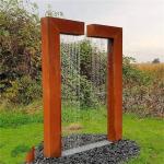 Fountain Corten Steel Garden Water Features Home Decoration