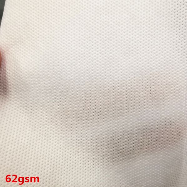 Medical Two Layer PE PP Spunbond Laminated Fabric 50GSM Non Woven Waterproof