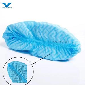 Wholesale Directly Supply Disposable PP Shoe Cover 10g Blue Anti-Slip for Workshop from china suppliers