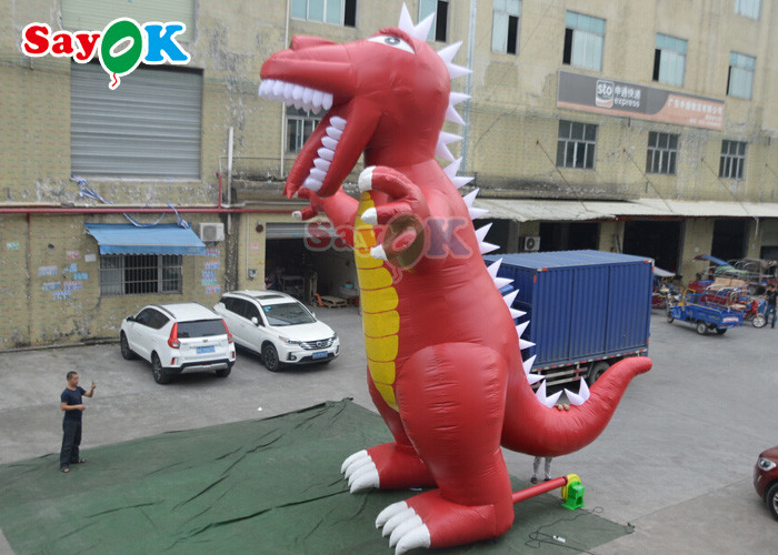 PVC Tarpaulin Giant Inflatable Raptor Dinosaur Air Balloon Dinosaur