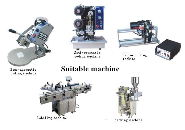 Coding machine ribbon FC2 30 25 35 100 meter heat transfer ribbon Date coding ribbon