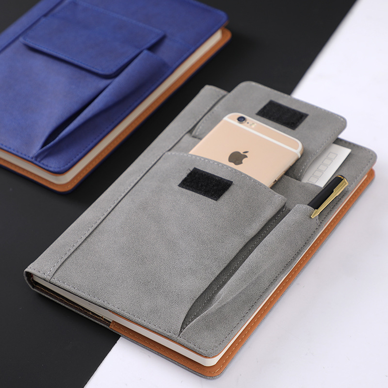 A5 Notebook Office Notepad with 44 Sheets Inner Pages Imitation Cloth PU Leather Cover