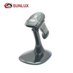 Black Adjustable Stand Hand Free supermarket barcode scanner 2 Years Warranty