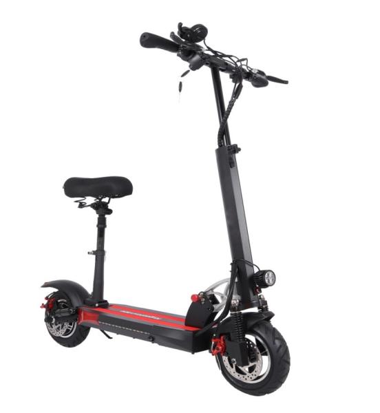 60V 1000W Unilateral Folding Pedal Electric Scooter with Full Shockingproof