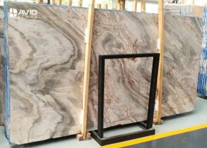 Wholesale Highly Polished Countertop Marble Slab Brown And Grey 18/20/30mm Thickness from china suppliers