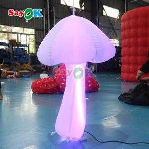 Wholesale Music Stage Deco Inflatable Mushroom Park Decorative Inflatable Lighting Mushrooms Plants from china suppliers