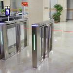 Outdoor Electronic Biometric Security System , 1100mm Width Swing Gate Access