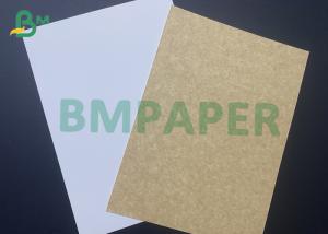 Wholesale 250gsm Coated Kraft Paper C1S One Side White One Side Kraft 889 X 650mm from china suppliers