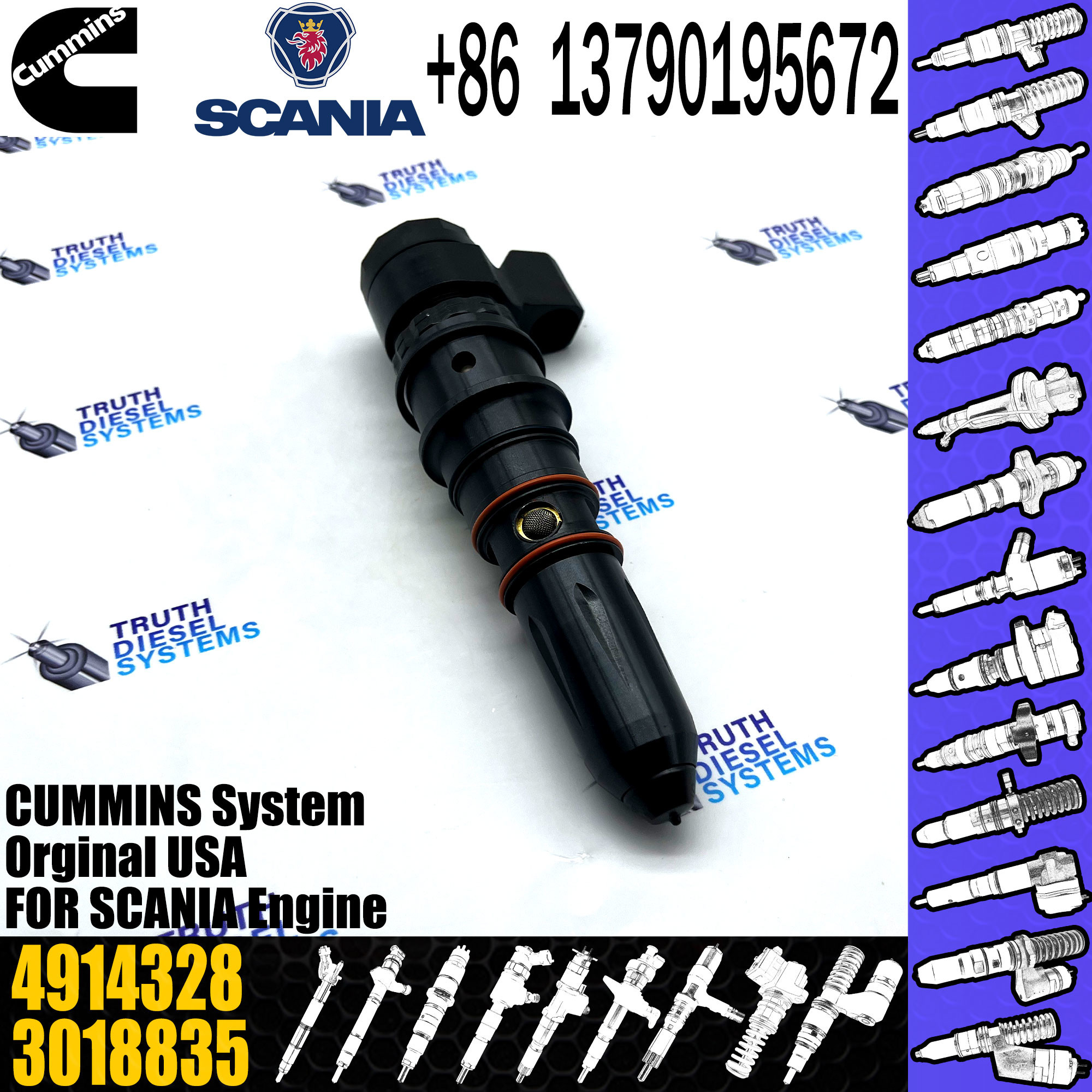 Fuel Injectors 4914328 4914308 4914325 for Cummins