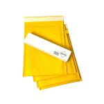 Shock Proof And Impact Proof Yellow Kraft Bubble Bags For Mailing Packing