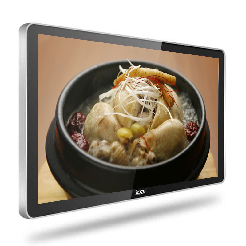 HDMI 27 Inch Clear Commercial TV LCD Digital Signage Solutions With WiFi 802.11 B/G/N