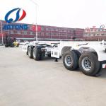 Semi-Trailer 40FT Tri Axles Skeleton for Terminal Container Carrier Truck