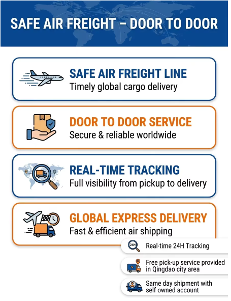 Safe Door To Door Air Freight Service , Timely Global Cargo Express Delivery Service