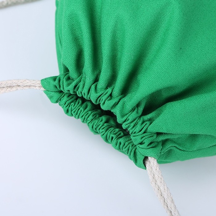 PP Rope Padding Handle Cloth Drawstring Bags / Promotional Shopping Bags
