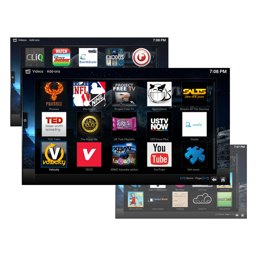 MXR PRO Android 7.1.1 RK3328 KODI 17.3 4K HDR TV BOX 4GB/32GB WIFI LAN VP9 HDMI USB3.0