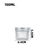 Glass Wide Mouth Canning Preserving Food Storage Jars With Metal Lids