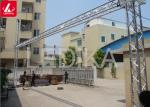 Portable Aluminum Goal Post Banner Truss Tower System For Hanging Speaker