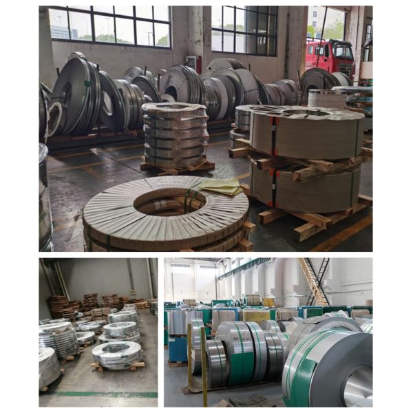 Slit Edge Stainless Steel Strip Band 201 301 316 304 1500mm 3 / 4 Hard