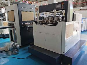 Wholesale Rigid Cover Tray Rigid Box Making Machine 0.2mm Visual Positioning from china suppliers