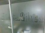 Privacy protect window film pvc frosted sticker for glass decoration