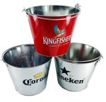 Party Mini Metal Tin Buckets 0.35mm Decorative Pails Buckets