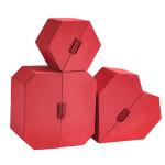 Cardboard Corrugated Gift Box Heart-Shape Packaging Box OEM Design Paper