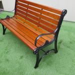 Patio Furniture Metal Outdoor Steel Wood Park Bench Seat Cast Iron Bench with