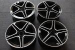 Forging Black AMG 66.6 Hole 5x112 20 Inch Wheels 5 Double Spoke