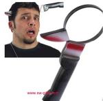 Tricky&Toys Horrible Toys Design Plastic Knife Plastic Fake Knife Through Head